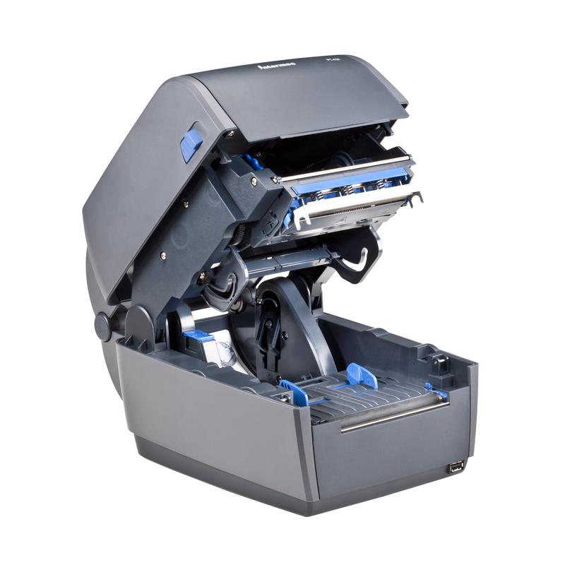 Открытая крышка корпуса на принтерах семейства Intermec PC43