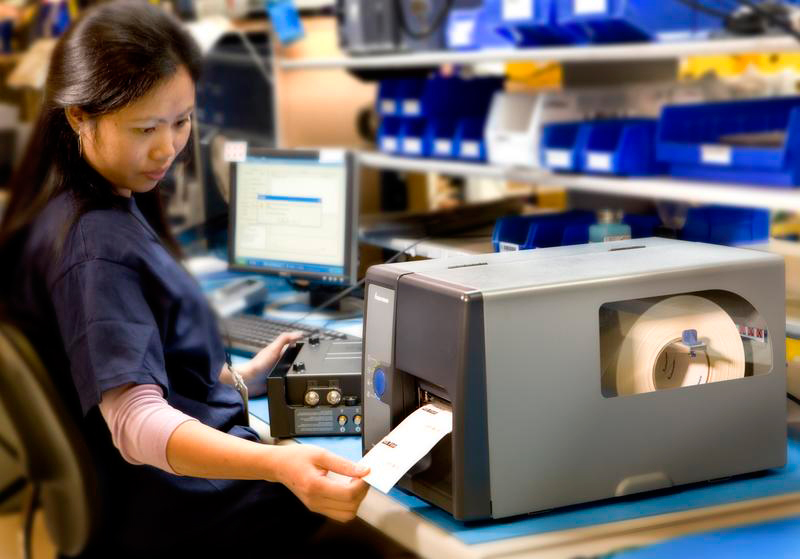 Печать этикеток в условиях склада на принтере Intermec PD41